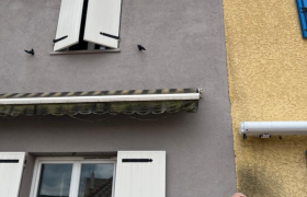 Réalisation d’une gouttière en zinc sur Vitrolles, Les Pinchinades  