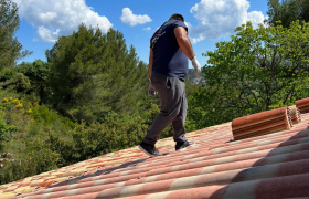 Rénovation du toiture complète à Aix-en-Provence